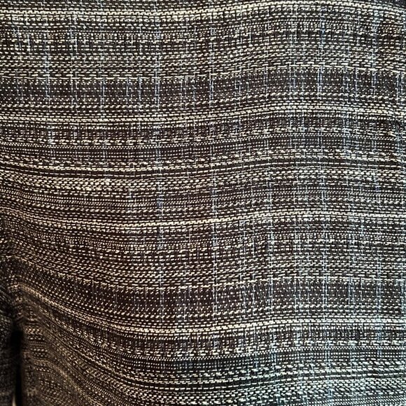 Eileen Fisher Tunic Collarless Button Pockets Navy Cotton Elastene Acrylic SMALL - Picture 3 of 8